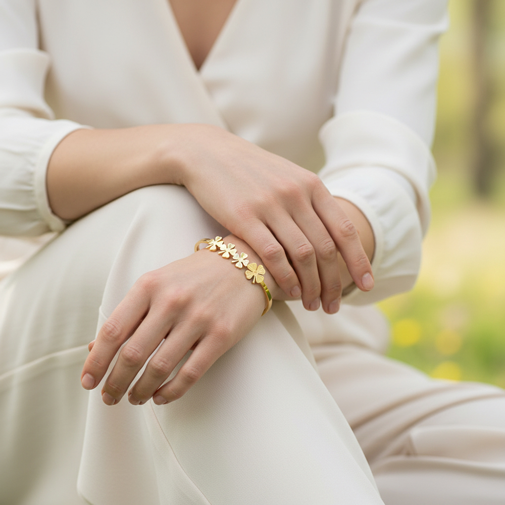 BRACELET TRÈFLE QUINTUPLÉ