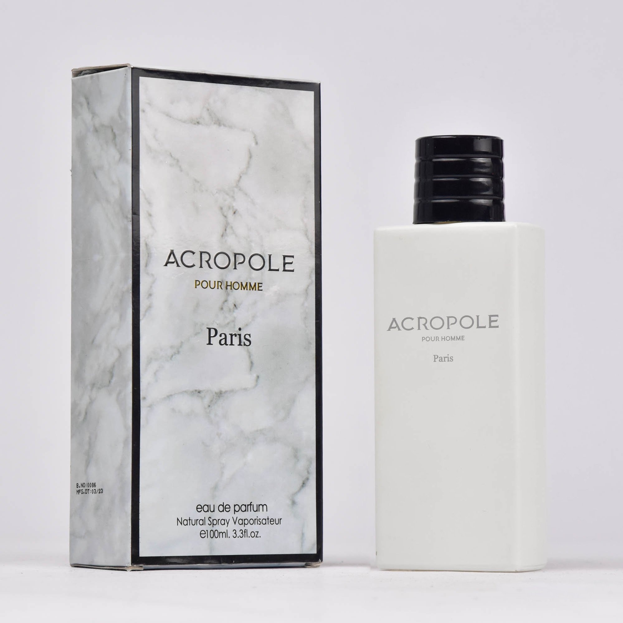 Acropole Paris - Pour Homme - Eau de Parfum 100 ml  Affirmez votre élégance naturelle avec Acropole Pour Homme, une eau de parfum sophistiquée conçue pour l’homme moderne et charismatique. Cette fragrance parisienne marie des notes fraîches et boisées, cr