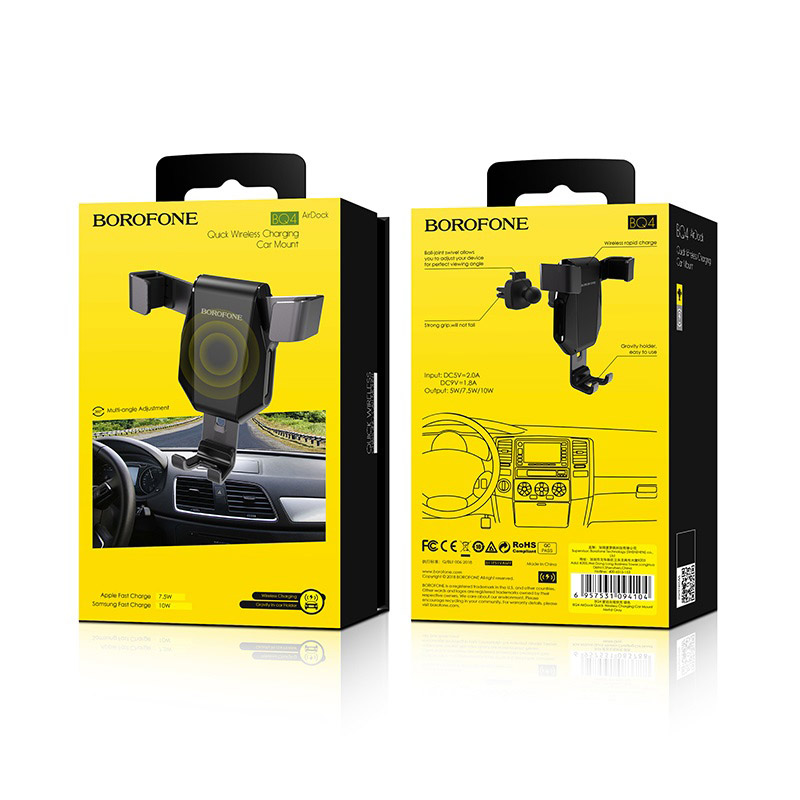 QUICK WIRELESS CHARGING CAR MOUNT BQ4