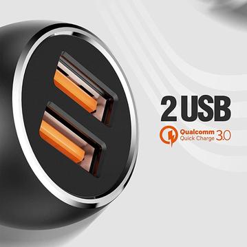 METAL CAR CHARGER 2 USB DP-C53Q