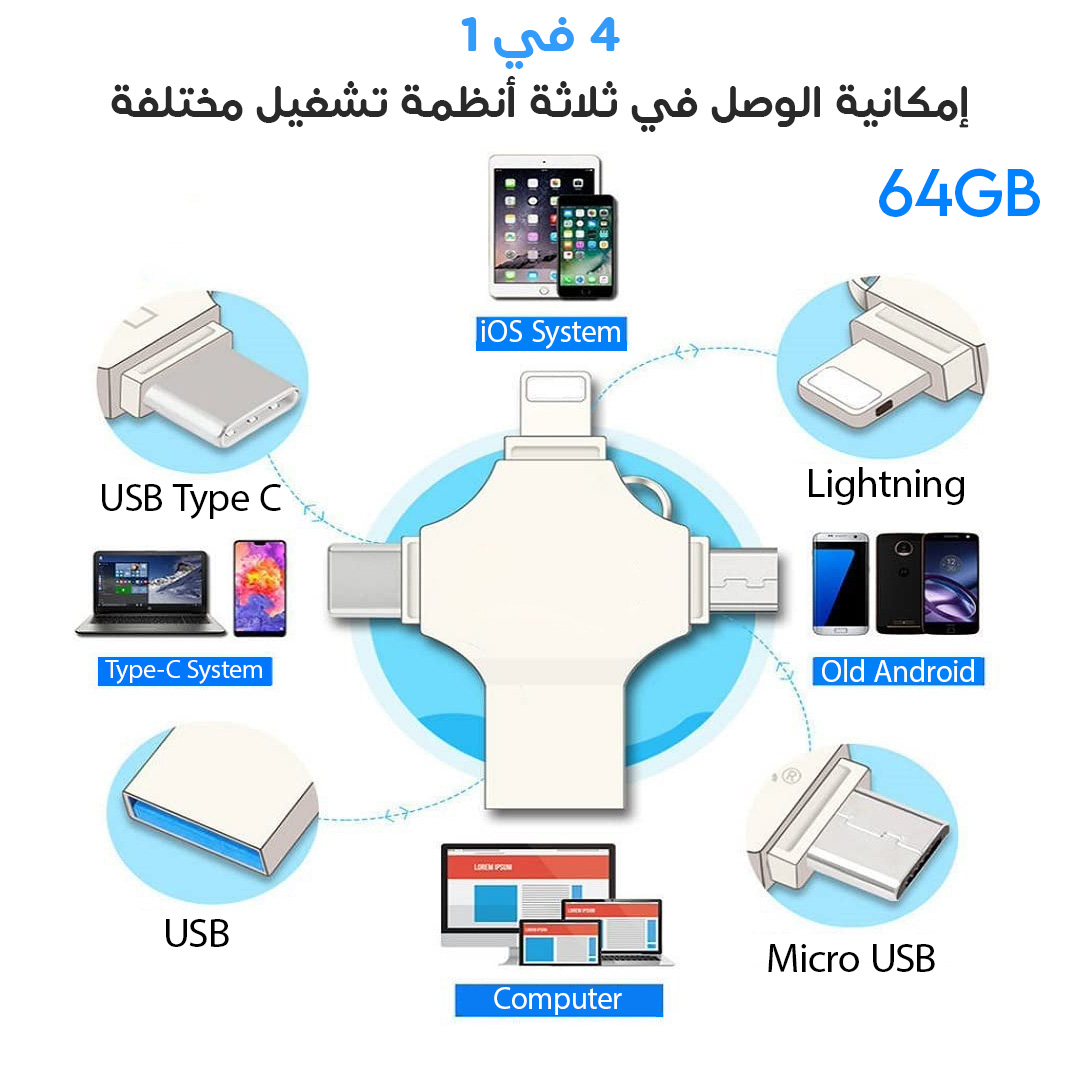 FLASH DISK 4EN1 (64GB)