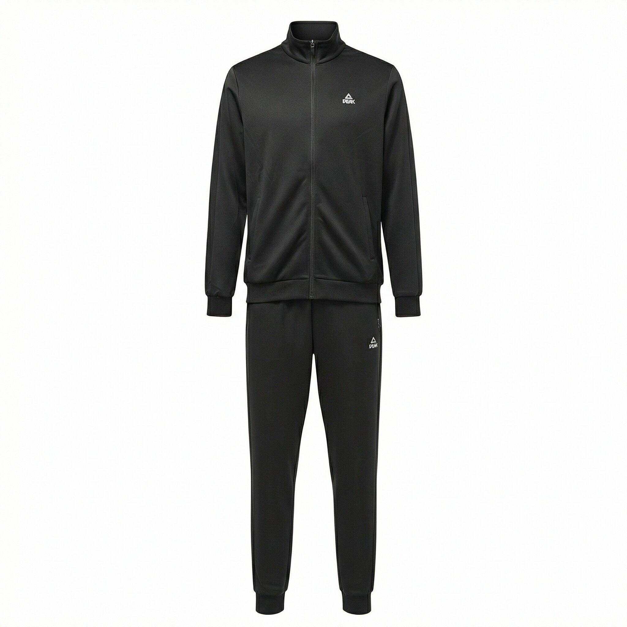 Peak Knitted Tracksuit Black