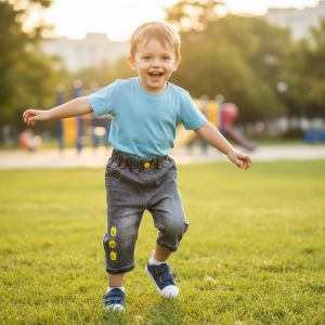 SHORT JEANS noir MOTIF petits poussins
