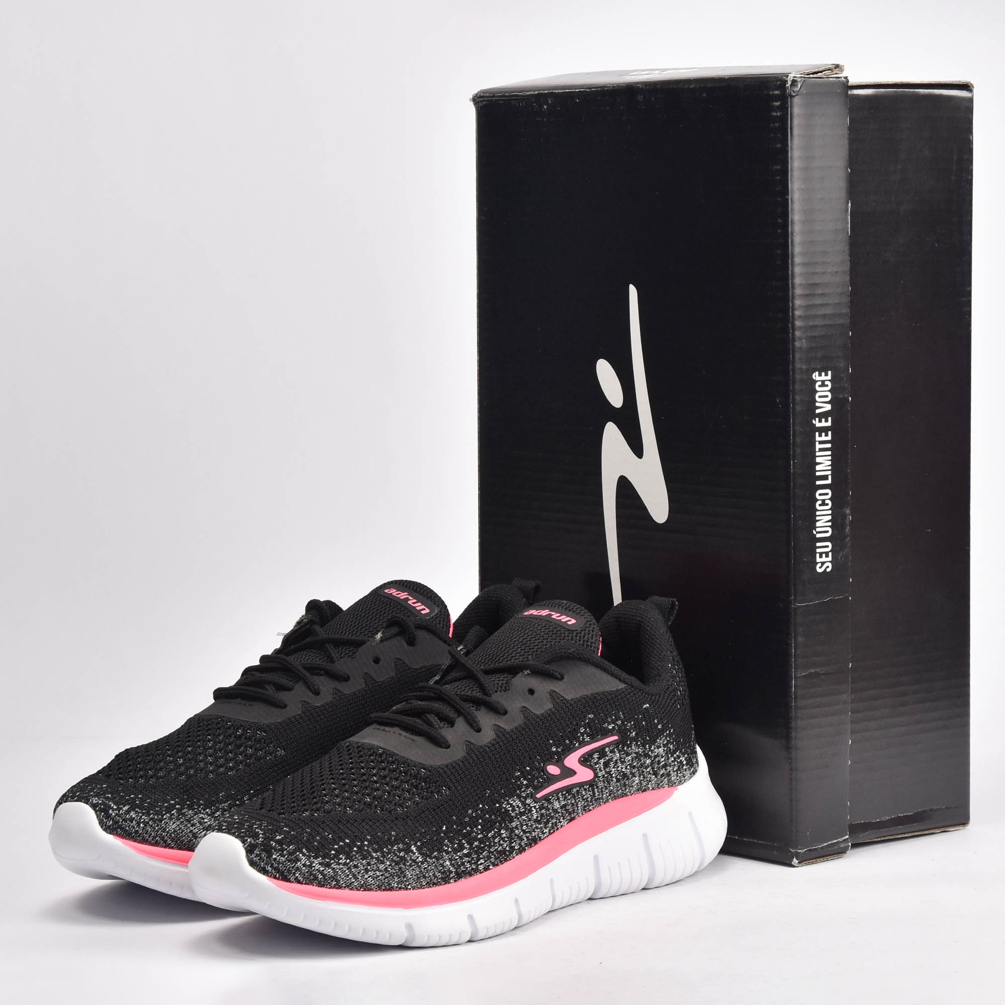 FLEX MOOVE PRETO/CINZA/ROSA CHOQUE