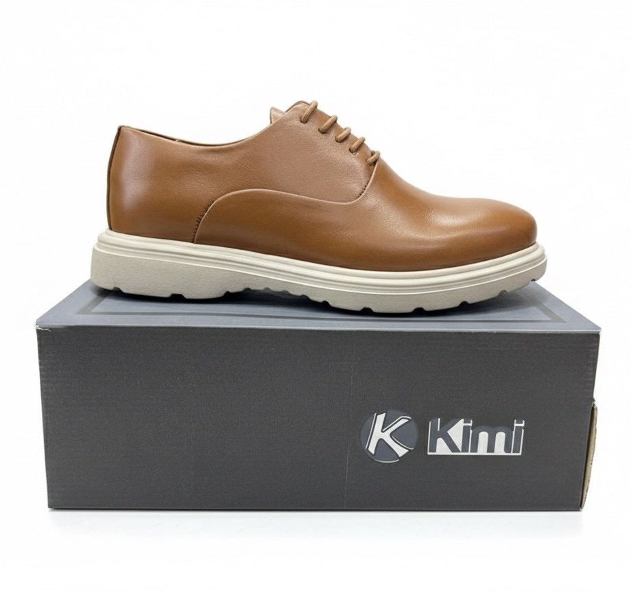 حذاء "Kimi" كلاسيك أكسفورد بلون عسلي – الأناقة الذكية والراحة الفائقة في تصميم واحد