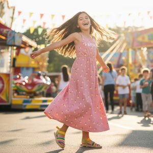 PEPPERTS ROBE D'ÉTÉ FILLE