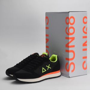 BASKET SUN68 TOM FLUO 11 NERO