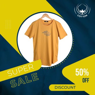 T-shirt MOUTARDE 2 *MAKE IT FUNKY