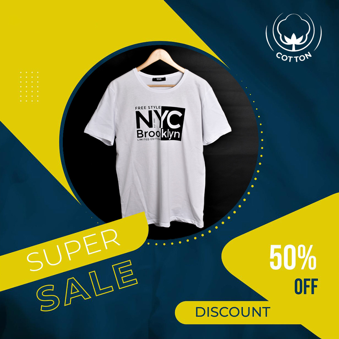 T-shirt BLANC NYC BROOKLYN