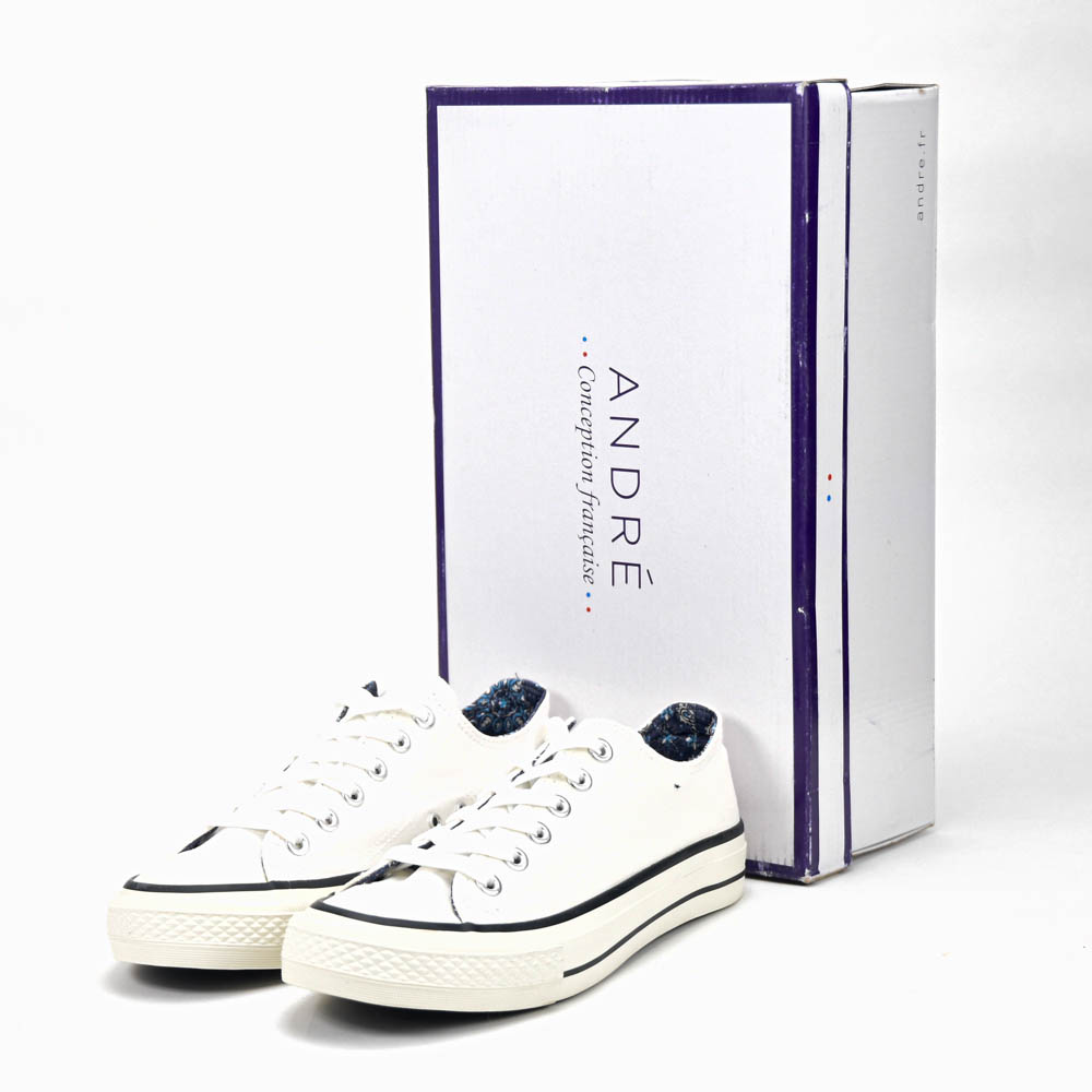 ANDRÉ ESPADRILLE HOMME VOILURE BLANC